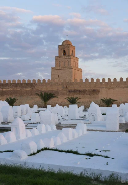 Grande Mesquita Kairouan Também Conhecida Como Mesquita Uqba Uma Das — Fotografia de Stock