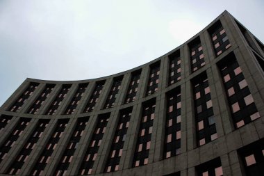 Moskova şehir peyzaj bina gri mimari