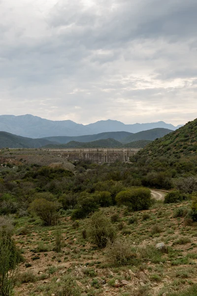 Πορτραίτο - φράγμα τοίχο στο Calitzdorp — Φωτογραφία Αρχείου