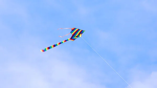 SINGAPORE - APR 3rd 2015: Kite flying at Marina Barrage. Marina Barrage is the water-supply place of Singapore and is the park for outdoor activities of people — Stock Photo, Image