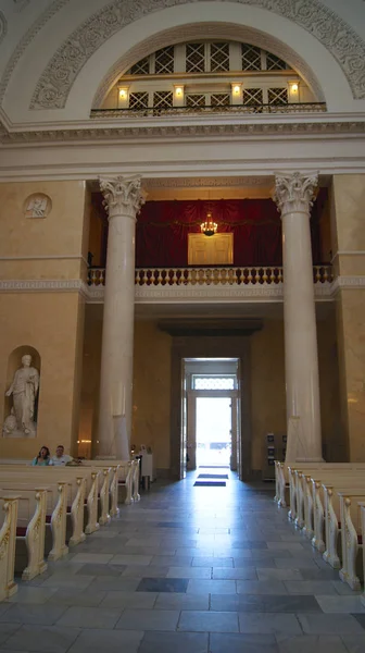 COPENHAGEN, DANEMARK - 06 JUL 2015 : L'intérieur de la chapelle du palais Christiansborg au palais Christiansborg dans le centre de Copenhague — Photo