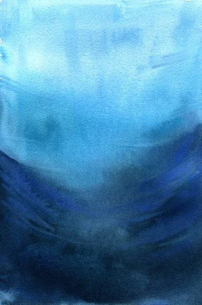Fundo subaquático aquarela. Mão pintado mar ou oceano textura. Ilustração aquática para desenho, impressão ou fundo . — Fotografia de Stock