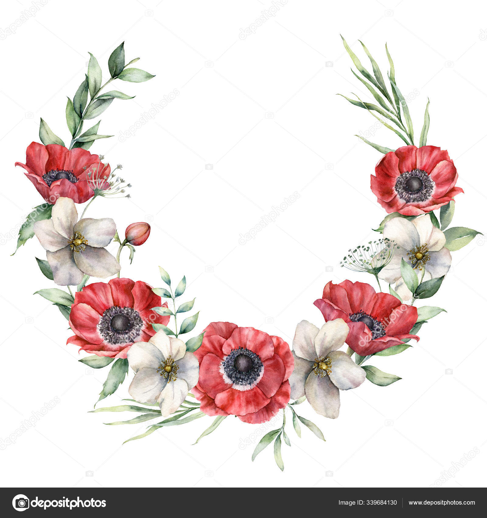 red holiday flowers
