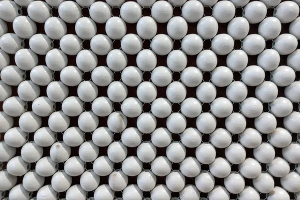 White balls pattern background — Stock Photo, Image