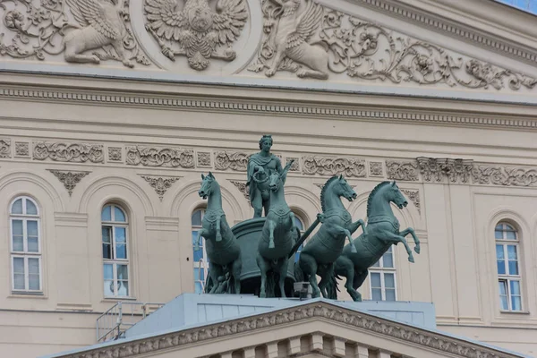 Russland, moskau, 8. juni 2017: das bolschoi theater. — Stockfoto