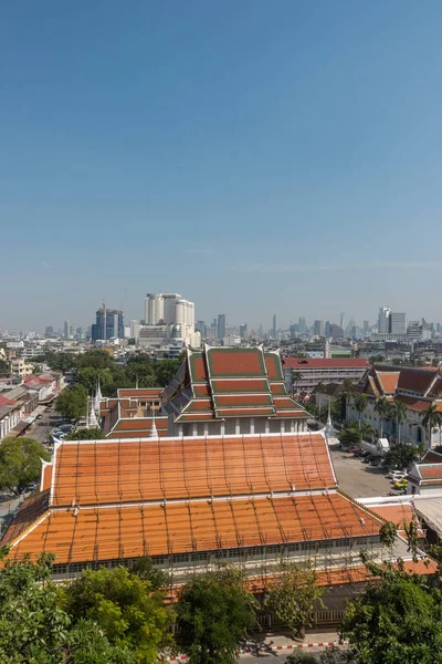 Bangkok, Wat Saket altın Dağı dan görünüm