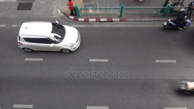 Bangkok, Tayland - 5 Aralık 2017: Bangkok trafik