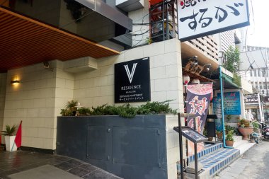 Bangkok, Tayland-Aralık 6: V Residence Serviced Apartment