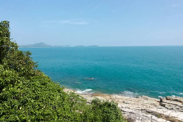 Mirador del muchacho Koh. Cuidado con el océano. Koh Samui. . — Foto de Stock