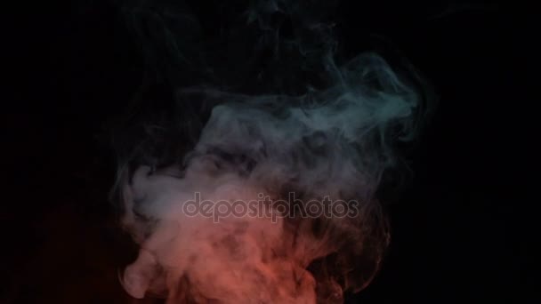 Hermoso movimiento de humo de color . — Vídeos de Stock