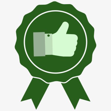 Yeşil Ödülü simgesi. Beyaz bir arka plan üzerinde