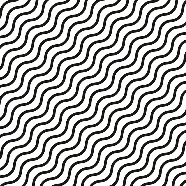 The geometric pattern of the lines, stripes. diagonal wave pattern of black stripes. Graphic modern pattern. — Stockový vektor