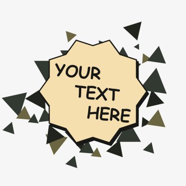 Metin için soyut vektör background.with yer. Birden çok üçgen şekil.