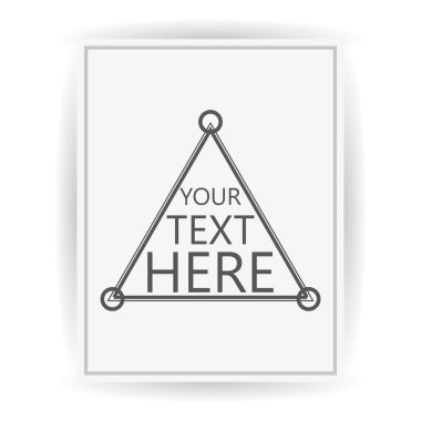 Vektör boş kağıt levha asılı izole. Tasarlamak, afiş, poster, reklam zemin şablon. Kadar alay et. Metin yer. İş reklam örnek.