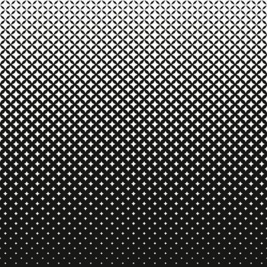 Yarı ton yıldız degrade desen. Noktalı resim etkisi. Yinelenen arka plan doku