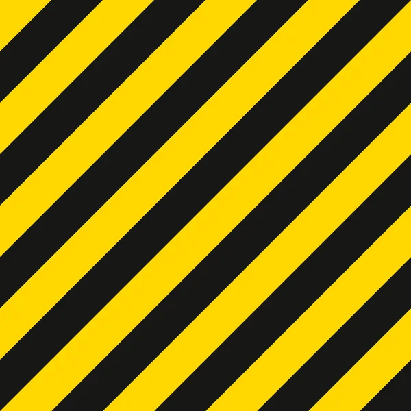 Warning striped rectangular pattern, yellow and black stripes on the diagonal, a warning to be careful - the potential danger vector template sign — Stock Vector