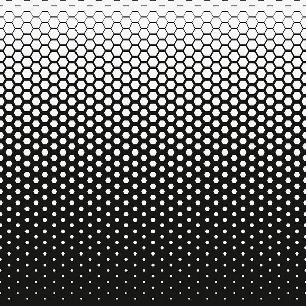 Honeycomb halftone Vector abstract background. Halftone effect. Repeating background texture — Stock Vector