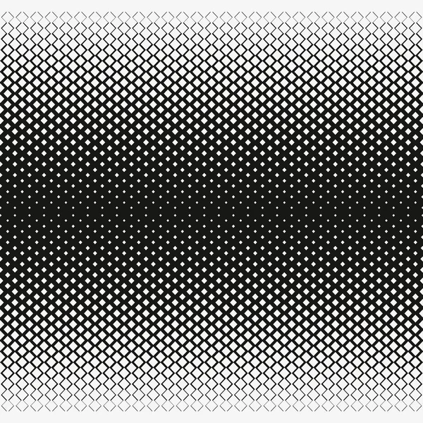Gradient of rhombus diamonds . Halftone effect. Repeating background texture. Vector illustration — Stock Vector
