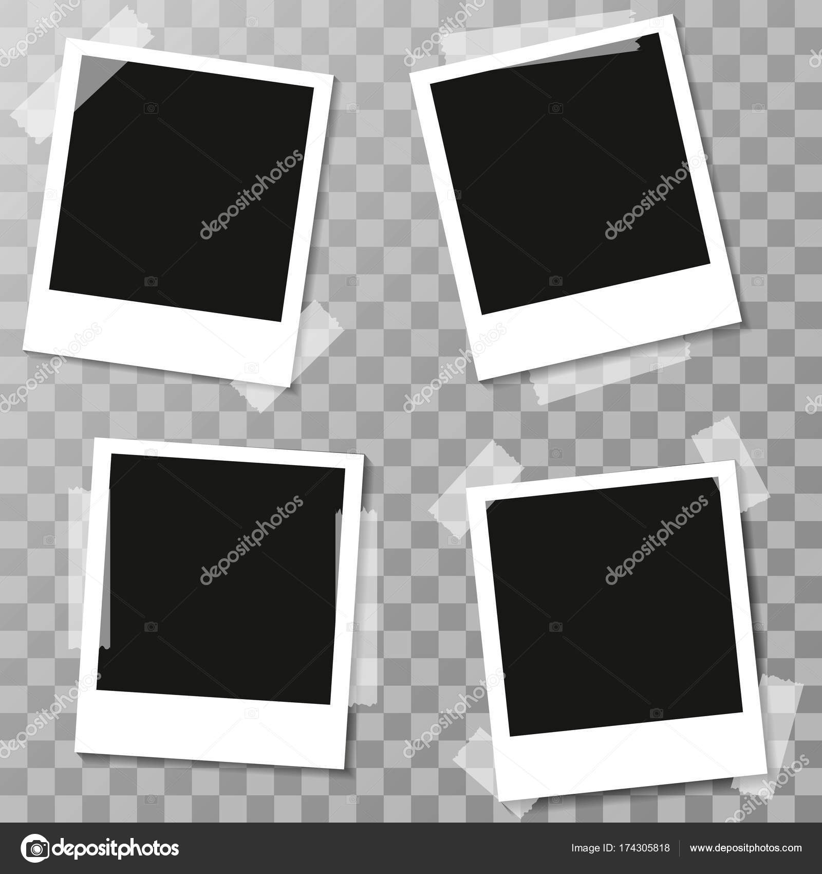 images Realistic Polaroid Frame Transparent Background https depositphotos com 174305818 stock illustration set of realistic polaroid photo html