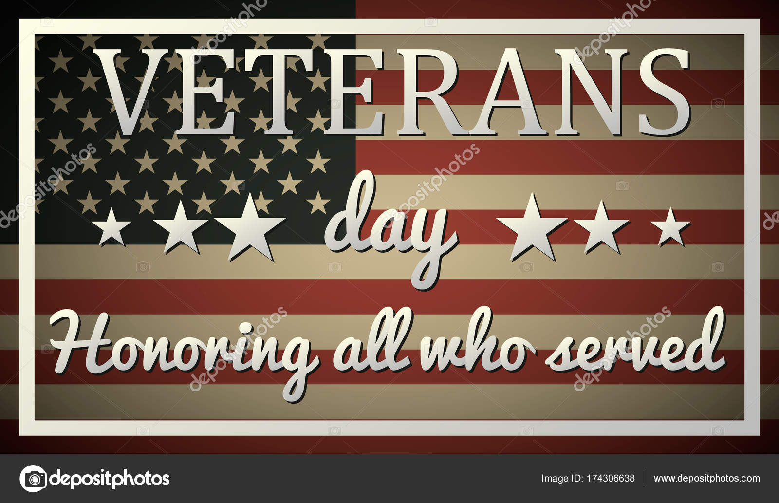 Veteran's day graphic design. vector illustration Stock Vector by