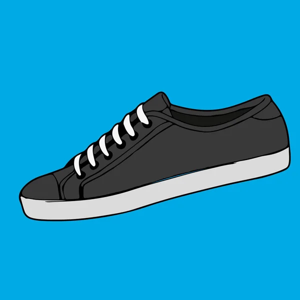 Cipők. Sport cipő. A cipő a futás. Vektoros illusztráció — Stock Vector