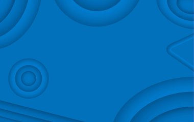 Soyut mavi eğri arka plan beyaz metin için kopya yer ile. Kapağı, broşür, web afiş ve dergi için modern şablon tasarım.