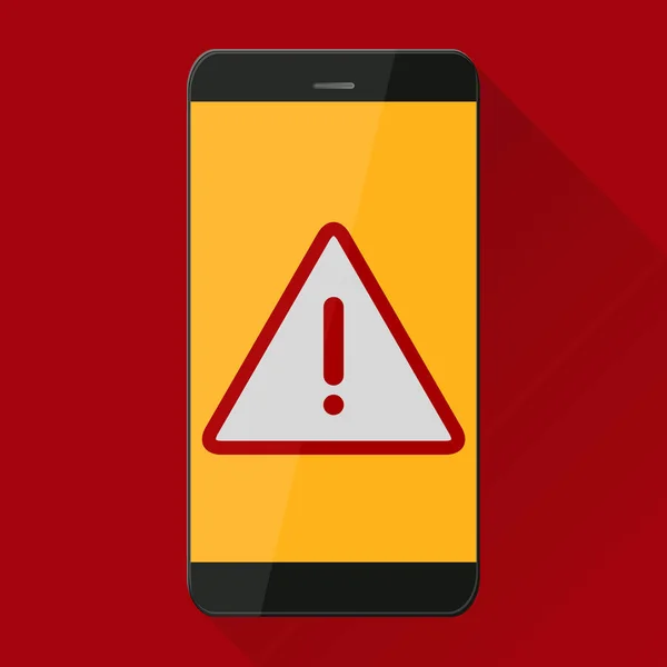 Κόκκινο Συναγερμού Προειδοποίηση Του Ασφαλούς Σύνδεσης Απάτη Spam Δεδομένων Ιούς — Διανυσματικό Αρχείο