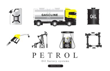 Popülerlik petrol rafinerisi modern düzenleri sanayi.