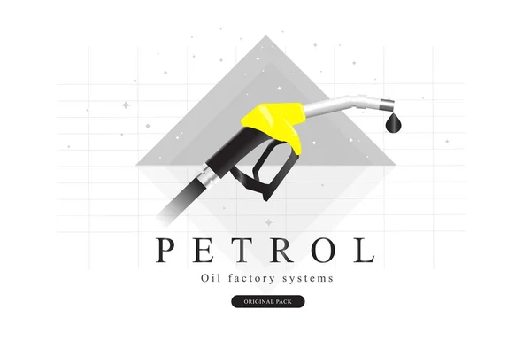 Popularidade Refinaria de petróleo indústria layouts modernos . —  Vetores de Stock