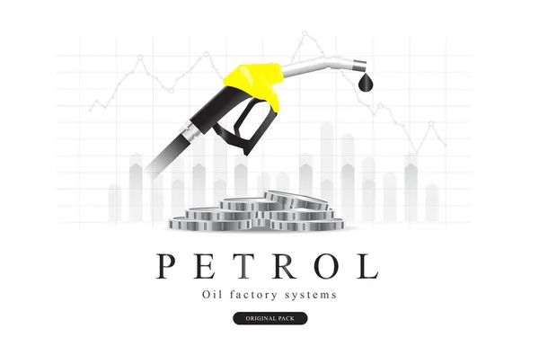 Popularidad Petróleo refinería diseños modernos industria . — Archivo Imágenes Vectoriales