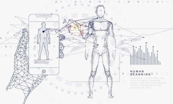 Podłączanie Urządzeń Ludzi Robotów Systemów Innowacji Technologie Przyszłości Automatyka Cyborg — Wektor stockowy