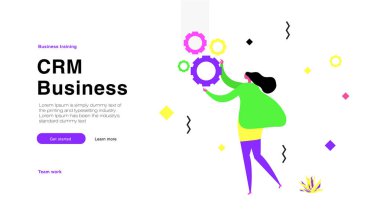 ux / ui simgeleriyle iş illüstrasyonları. İnsan profesyonel iş yapar ve ticaret yeteneği geliştirir. Öğrenim müdürleri. Renkli tasarımı harika olan iyi fikirler. Vektör izole illüstrasyonu.