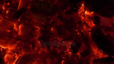 Sıcak kömürleri. Yangın. arka plan.