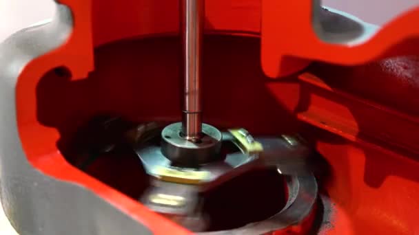 Cnc Milling Machine Lathe Turning Lathe — Stock Video