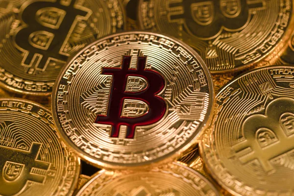 Bitcoin Altın Parası. Kripto para birimi.