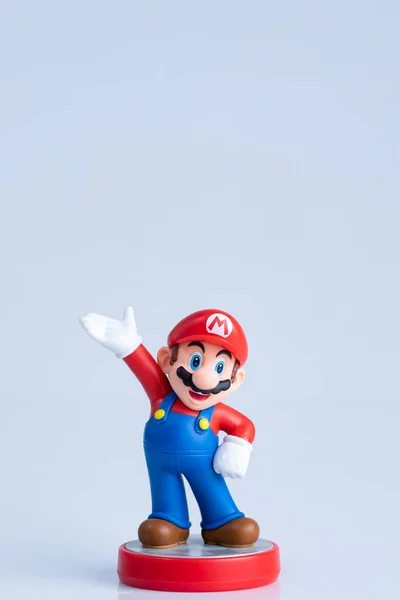 Super Mario Amiibo Φιγούρα Δράσης Εικόνα Αρχείου