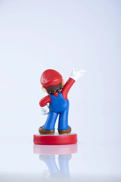 Super Mario Amiibo Action Figure 图库图片