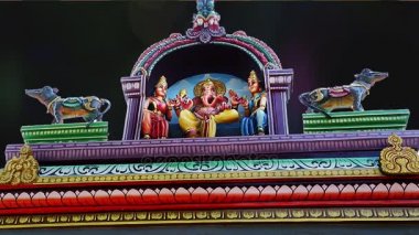 Dış geleneksel Hindu tapınağı Hindistan