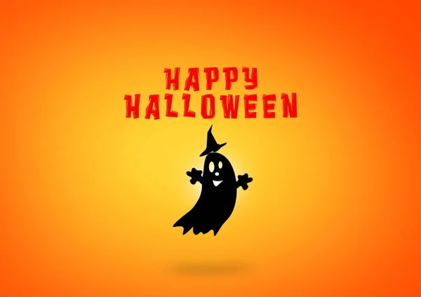 Boldog Halloween SMS banner, vektor — Stock Fotó