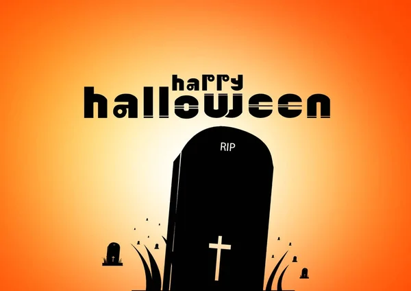 Halloween ontwerp achtergrond. Vectorillustratie. — Stockfoto