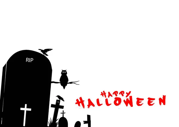 Feliz Halloween- Design de ilustrações — Fotografia de Stock