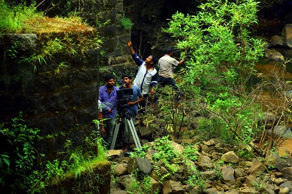 코 다이카 날, 인도-6 월 21 일, 2016: 영화 승무원에 위치 영화 촬영 명소. — 스톡 사진