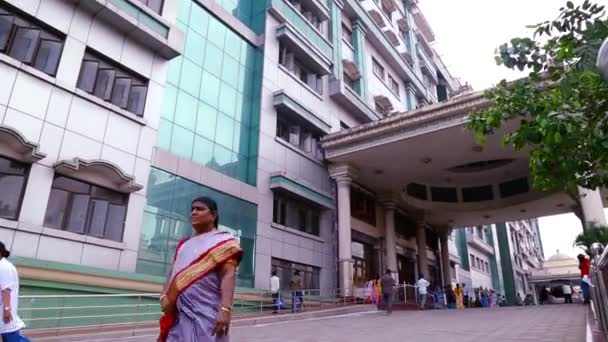 Chennai Indien September 18Th 2015 Exteriör Skott Regeringen Allmänt Sjukhus — Stockvideo