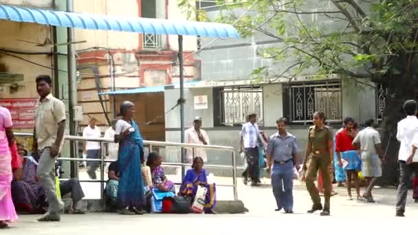 Chennai Indien September 18Th 2015 Personer Med Läkarstuderande Och Sjuksköterskor — Stockvideo