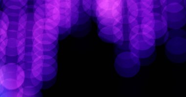 Şehirdeki Bokeh ışıklarının soyut görüntüsü.