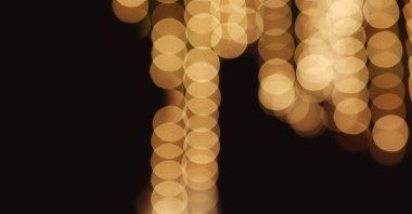 Bulanık kentsel trafik arka plan sahne gece