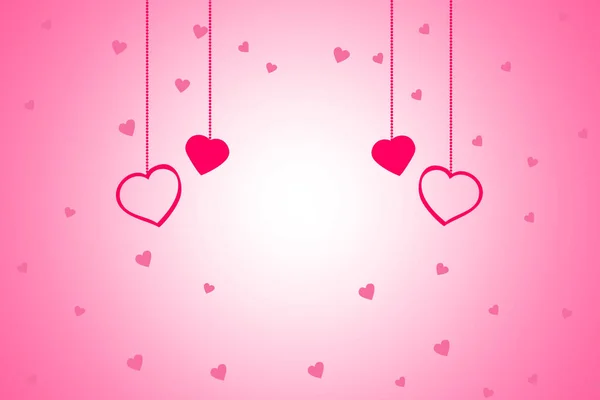 Heart Pink Color Background — Stock Photo, Image