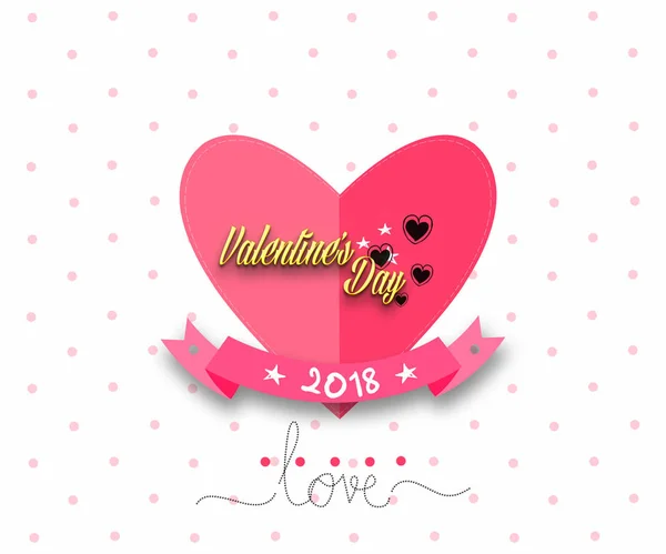 Valentine\'s day card. Heart for Valentine\'s Day