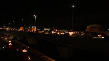 yoğun şehir acele saat gece, Chennai, Hindistan.