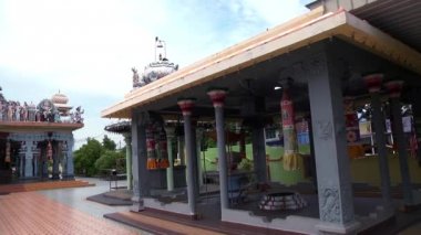 Malezya sol geleneksel Hindu tapınağı sağa dön.